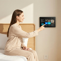 Tablet PC Android de 10 Pulgadas para Montaje en Pared, Panel Táctil para Hotel con RJ45, RS485, USB-C, Alimentación POE, Altavoces Duales, Control Inteligente