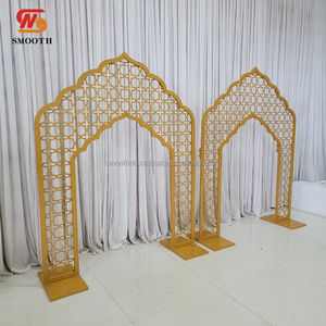 ซุ้มแต่งงานเหล็กดัดลายกระจก ดีไซน์สวยหรู ขายส่งราคาพิเศษ สำหรับตกแต่งงานปาร์ตี้ งานอีเว้นท์ และจัดแสดงสินค้า - Product Image 2