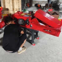 Machine à couper la paille pour l'alimentation des petits animaux de ferme, personnalisable en gros (OEM), avec large entrée d'alimentation, décharge fluide et performance stable