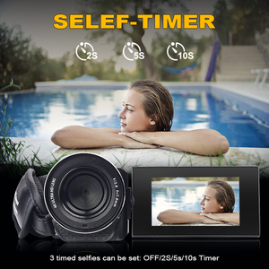 2024 mejor bajo el agua 5 metros IP68 impermeable cámara con zoom digital compacto 4K Vlog videocámara - Product Image 4