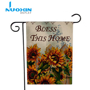Bienvenida a Playa rústico costera casa patio mar decoraciones arpillera jardín <span class=keywords><strong>bandera</strong></span> - Product Image 5