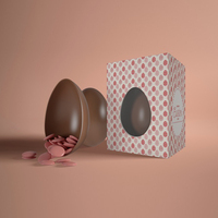 Tablette pour Bar à chocolat, 50 pièces, boîtier en papier Kraft blanc avec Logo personnalisé imprimé, boîtes d'emballage vides