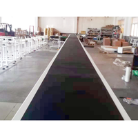 Transportador de Banda Inclinada de Alta Eficiencia para Almacenes Interiores, Transportador de Banda Elevadora para Paquetes de Comercio Electrónico y Transporte de Diversos Productos