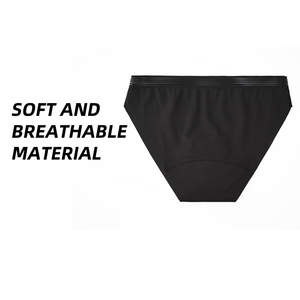 Taille haute extensible étanche Super absorbant sans couture Bragas Menstruales 4 couches étanche <span class=keywords><strong>période</strong></span> menstruelle culotte - Product Image 2