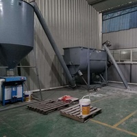 Mélangeur horizontal à ruban haute vitesse pour ciment sec et poudre, 3 tonnes, 5 tonnes, machine à mélanger le polyester et le mastic horizontale à vendre
