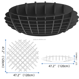 All'ingrosso <span class=keywords><strong>pannelli</strong></span> <span class=keywords><strong>fonoassorbenti</strong></span> <span class=keywords><strong>sospesi</strong></span> 3D deflettori in fibra di poliestere decorazione del soffitto a griglia per cialde - Product Image 3