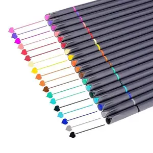 Fabricante logotipo personalizado color Fineliner caligrafía skyglory conjunto de bolígrafos delineador fino puntas 0,4mm Puntas boceto dibujo rotulador