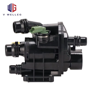 Boîtier de thermostat moteur 9807198480 pour Peugeot 208 2008 308 3008 <span class=keywords><strong>DS3</strong></span> DS4 Thermostat de refroidissement moteur 9806243480 vert 2 broches - Product Image 1