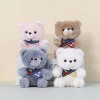 Gantungan Kunci Boneka Beruang Mini Lucu Grosir, Boneka Teddy Bear Kartun Kustom, Mainan Boneka Lembut, Hewan Boneka Isi untuk Hadiah Promosi