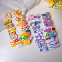 Nouvel ensemble de 14 pinces à cheveux pour enfants, mignonnes, style princesse, pour petites filles, accessoires de coiffure, barrettes mignonnes