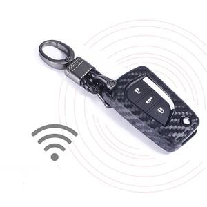 CRH voiture télécommande porte-clés housse en Silicone adapté pour Toyota Auris Corolla Avensis Verso Yaris <span class=keywords><strong>Aygo</strong></span> Scion TC IM 2015 2016 Camry RAV - Product Image 5