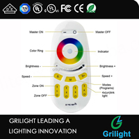 Nouveau contrôleur DMX Mi Light 2.4G 2019 avec écran tactile, variateur LED RGBW, contrôleur sans fil 4 canaux, portée 30m