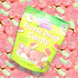 New Crispy Candy Sweets Snacks Freeze Dried Watermelon Gummy Candy