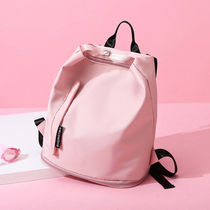 Sac à dos en nylon léger, de haute qualité, durable, imperméable, unisexe, avec fermeture éclair, compartiment de séparation sec/humide portable, multifonction - Product Image 1