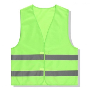 Gilet de sécurité vert avec deux bandes réfléchissantes, vêtements de travail haute visibilité, certifié ANSI classe 2 - Product Image 6