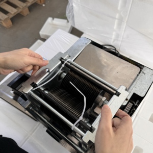 Mới thương mại thịt <span class=keywords><strong>Slicer</strong></span> Dicer Shredder hoàn toàn tự động đa chức năng máy xay thịt rau cắt cấp thực phẩm không gỉ - Product Image 4