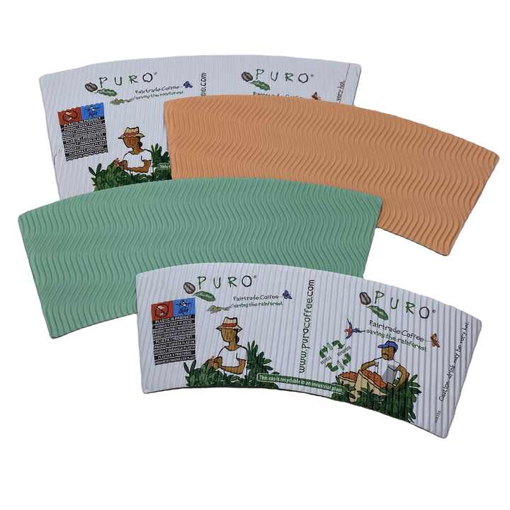 Hot Sale Disposable Double/Ripple Paper Cup Fan Customized Printing Raw ...