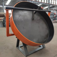 Ligne de production de compostage domestique Machine de granulation d'engrais organique Granulateur à disque