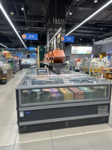 Kết Hợp Đảo Tủ Đông Siêu Thị Cửa Hàng Tạp Hóa Sâu Tủ Đông Đảo Tủ Lạnh Châu Á Phong Cách Đảo Tủ Đông Để Bán - Product Image 3