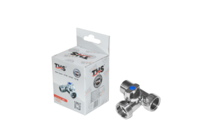 Válvula en T de latón cromado 1/2"M×3/4"M×1/2"F |   Trilateral |   THS Thermostyle ® - Product Image 5