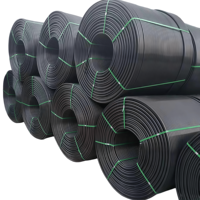 Tuyau de protection en PE à âme en silicone haute lubrification 32/26 mm pour système de canalisation de câbles de télécommunications à fibre optique souterrains