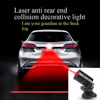 Feu arrière de voiture LED laser anti-collision, feu de brouillard, feu stop d'avertissement, feu arrière de voiture anti-collision élégant