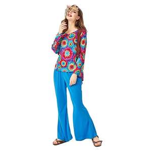 Costume rétro pour femmes pour Halloween, années 70, hippie, Halloween, Saturday Night <span class=keywords><strong>Fever</strong></span>, robe funky <span class=keywords><strong>disco</strong></span> ball - Product Image 3