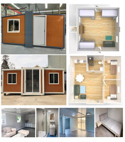 Maisons mobiles modulaires, plans de maisons à 3 chambres, dessin de maison conteneur, maison préfabriquée, deux salles de bain, conteneur pliable