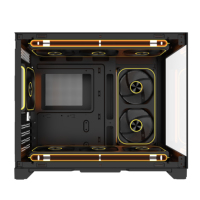 M-Atx Cpu Cabinet Cool Atx Mid Tower Desktop Tempered Glass Pc Cooling Gamer Computer Towers Gaming Pc Cases
