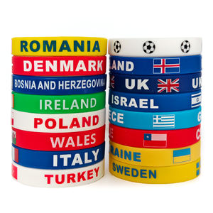 Pulsera de Silicona con Bandera Mundial 2026, Estados Unidos, México, Canadá, Regalo Conmemorativo para Fanáticos del Fútbol, Brazalete de Goma de Fútbol - Product Image 5