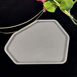 Polygonal <strong>Cement</strong> <strong>Tray</strong> 3 Sizes Desktop Container Silicone Mold - Product Image 4