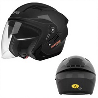 Casco de Motocicleta Eléctrico con Certificación 3C, Media Cara, Carcasa de ABS, Certificación DOT, Color Personalizado, Espuma Cómoda y Ventilada