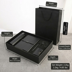 Set <span class=keywords><strong>Regalo</strong></span> 6 in 1 Personalizzato: Taccuino con Penna, Portachiavi, Bottiglia d'Acqua, USB e Porta Carte per Regali Aziendali - Product Image 5