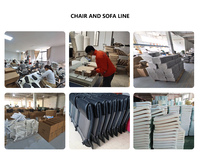 Foshan Chaise de bureau pivotante moderne de 200kg Mobilier de visiteur de qualité avec matériau en cuir synthétique pour salles de réunion Bureaux