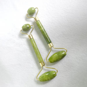 Rouleau de massage facial en pierre de jade en gros pour le visage, les yeux et le cou, masseur naturel, grattoir Guasha, lifting minceur et amincissant - Product Image 3