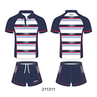 Akilex quantité minimale de commande basse Maillot de rugby personnalisé pour le club de rugby