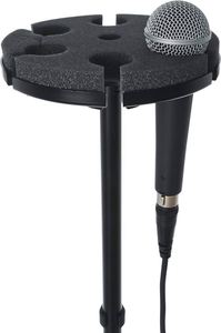 Soporte de Micrófono de Mano Metálico, Soporte para 6 Micrófonos, 6 en 1, Espuma Antiviento para Micrófono de TV - Product Image 2