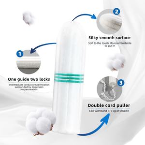 100% tampones de algodón orgánico biodegradables para mujeres tampones digitales sin aplicador ecológicos - Product Image 5