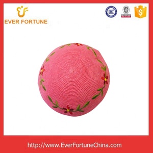 Kipá Judí<span class=keywords><strong>a</strong></span> Blanca Tejida <span class=keywords><strong>a</strong></span> Mano OEM de Fábrica, Kipá Boho Yarmulke con Bordado <span class=keywords><strong>para</strong></span> Bodas, Bar Mitzvah, Sombreros de Ramadán <span class=keywords><strong>para</strong></span> Hombres - Product Image 3