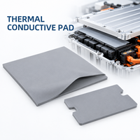 Plaque de silicone à conductivité thermique 1,0-15 W/mK pour dissipation de chaleur d'ordinateur portable, joint isolant en silicone