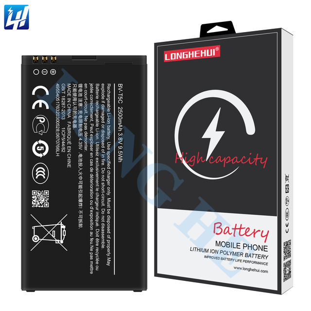New 2500mAh Replacement Battery for Nokia Lumia 640 Phone Battery BV-T5C Phone Batteries
