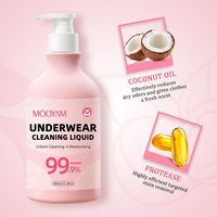 Fournisseur OEM ODM Liquide de nettoyage de sous-vêtements Puissant détachant jaune et formule douce 500ml Détergent à lessive MOOYAM