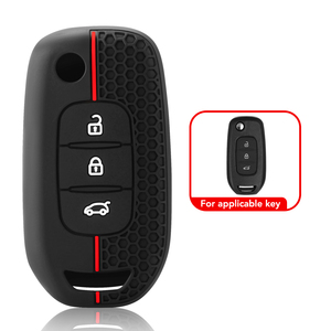 Custodia Protettiva in Silicone per Chiave Auto <span class=keywords><strong>Renault</strong></span> Kwid 2023 Trafic <span class=keywords><strong>Clio</strong></span> Kadjar <span class=keywords><strong>Clio</strong></span> 5 Captur Arkana Sandero Stepway Logan Twingo Portachiavi - Product Image 6