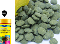 Nourriture pour poissons en spiruline en forme de gaufrettes, nourriture pour poissons en algues