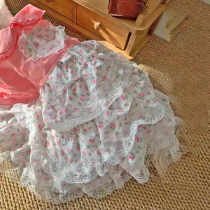 Pet Clothes Princess <b>Lace</b> Floral Dress For <b>Teddy</b> Bichon Frise Dog Sweetheart Style Four Seasons Decorative Skirt HFD6524 - Product Image 3