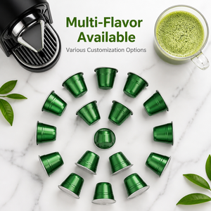 Premium Ceremonial Grade Matcha Capsules Compatible With Nespresso Machines Healthy Organic Green Tea Pods Bulk Order - Product Image 1