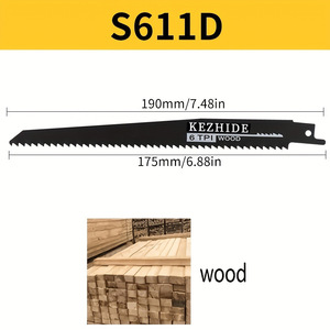 ใบเลื่อยลูกสูบเคซิได 150 มม- 6-18 ทีพีไอสำหรับตัดไม้และโลหะ ชุด 4 ชิ้น - Product Image 4