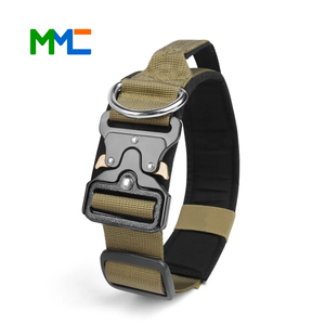 Collar Táctico de Nailon Resistente para Perros, con Asa y Hebilla Ajustable, para Entrenamiento al Aire Libre, con Cintas, para Perros Pequeños MMC - Product Image 4