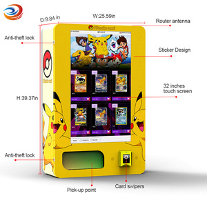 Distributeur de cartes mural certifié CE RoHS SDK basé sur le cloud, conforme ADA, pour cartes <span class=keywords><strong>Pokémon</strong></span> et anime, capacité de 600 paquets - Product Image 3