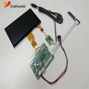 HX0701703 7 אינץ 1024x600 500cd/m2 tft lcd מסך עם 7 "מגע קיבולי פנל